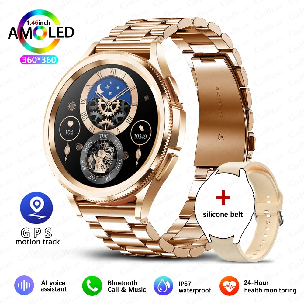 Watch 6 Classic Bluetooth Call Smart Watch Men GPS Outdoor